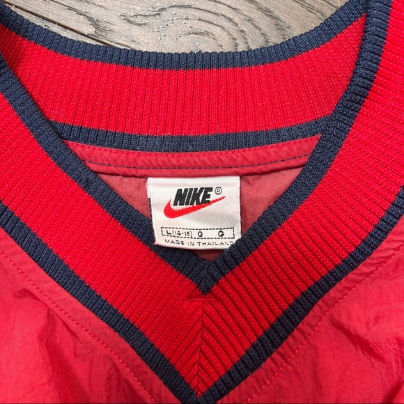 Red and Navy Nike Pullover - Picture 4 of 4